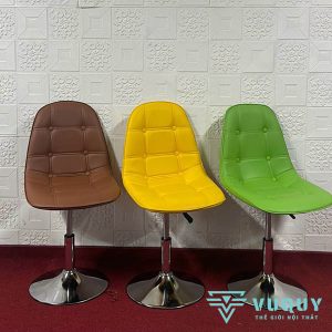 Ghế Bar Cafe Eames Bọc Da Cúc GCF-26