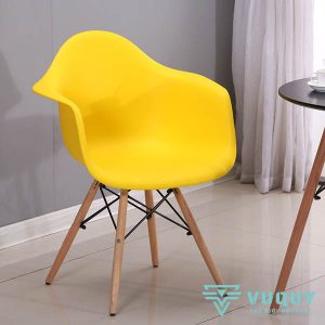 Ghế Nhựa Thuyền Eames Chân Gỗ Beech GCF-38