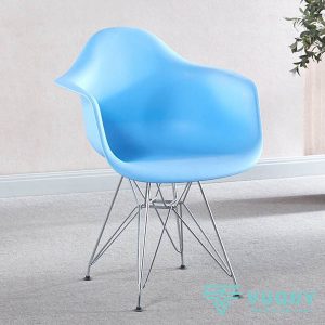 Ghế Eames Nhựa Thuyền Chân Sắt GCF-39