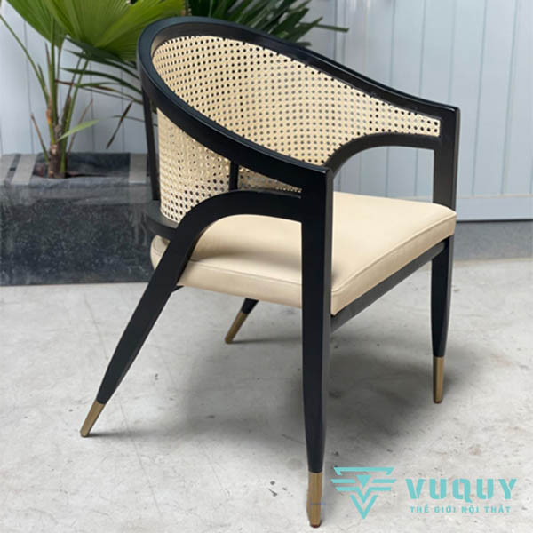 Ghế Mây Cafe Wormley Armchair Có Tựa Lưng GCF-174