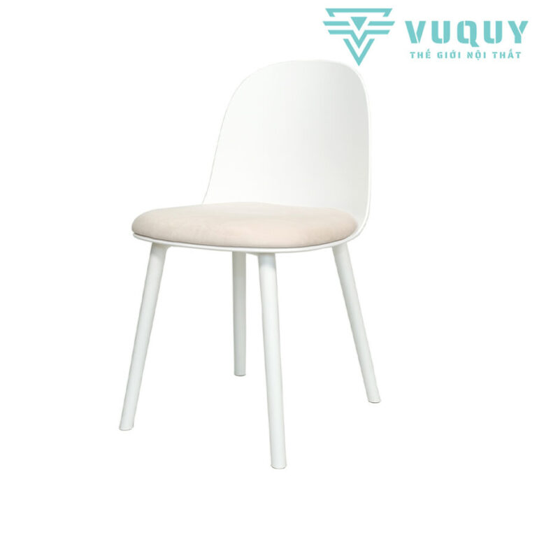 Ghế Cafe Nhựa PP Nệm Bọc Vải Nhung GH-010