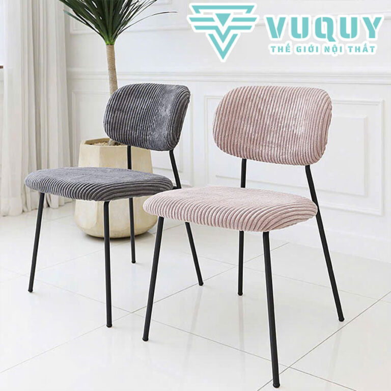 Ghế Cafe Khung Thép Bọc Vải Cao Cấp GH-008