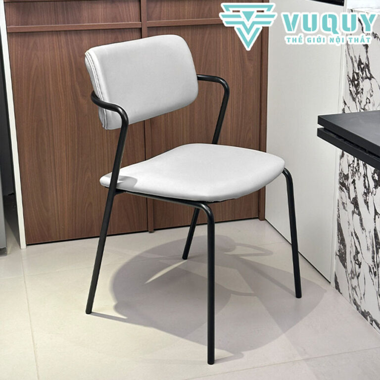 Ghế Ăn – Cafe Bọc Khung Thép Bọc Vải Da Cao Cấp GH-007